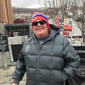 Ari Stidham Instagram - My beautiful son @jacobwysocki supporting #clarasghost at #sundance