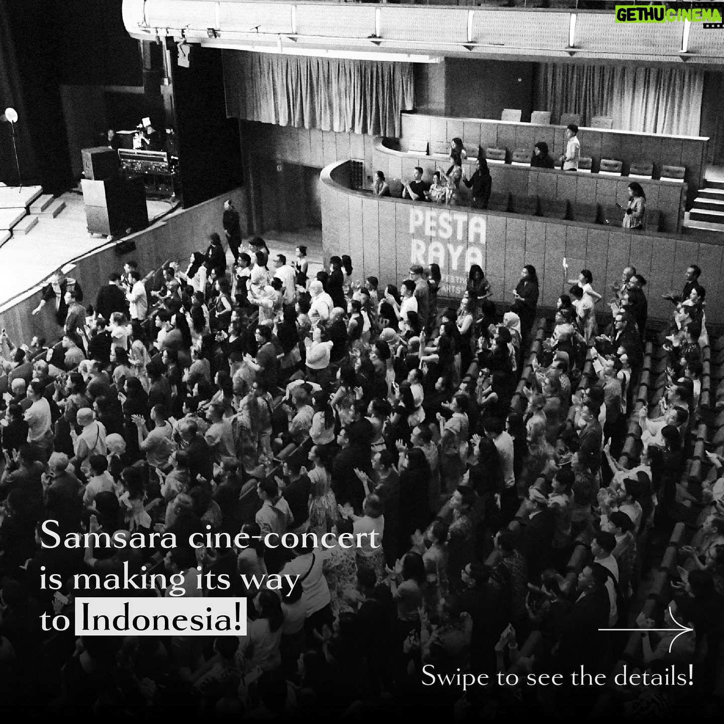 Ario Bayu - 479 Likes - A photo you can hear.
Gemuruh tepuk tangan dari para penonton yang memenuhi @esplanadesingapore kala itu, memacu semangat kami untuk terus berkarya.
Setelah memulai perjalanan kami di Singapore, kali ini Samsara cine-concert akan hadir di @indonesiabertutur! Catat tanggalnya:
🗓️ 16 Agustus 2024
⏰ 19:30 WITA
📍 Peninsula Island, Nusa Dua, Bali
Untuk kamu yang sudah menantikan panggung Samsara di Indonesia, jangan sampai melewatkannya karena pemutaran ini GRATIS!
Sampai jumpa di @indonesiabertutur! 🤍
________________________
The roar of applause from the audience who filled @esplanadesingapore at that time moved us. Our audience’s most significant appreciation drives us to keep creating.
After kicking off our journey in Singapore, Samsara cine-concert is coming to @indonesiabertutur! Mark your calendar on August 16th at 19:30 WITA.
See you at @indonesiabertutur! 🤍
#Samsara #FilmSamsara #SamsaraCineconcert #SilentMovie #BlackandWhiteMovie