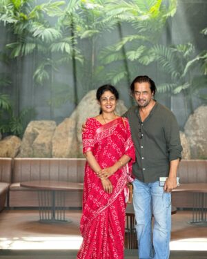 Arjun Sarja Instagram - Day out with my Neetu darling