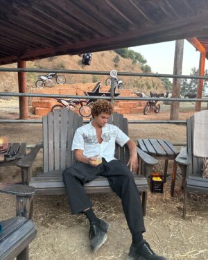Armani Jackson Instagram - at da barnyard 🤠