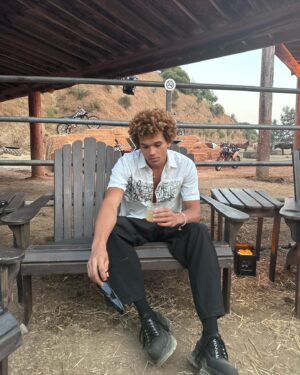 Armani Jackson Instagram - at da barnyard 🤠
