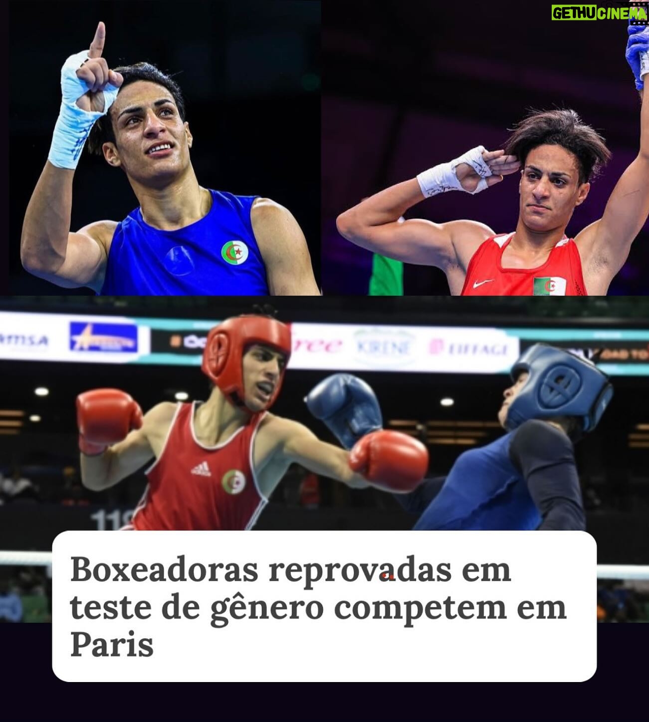 Arthur Morisson - 8.9K Likes - Este homem de sobrancelha feita Ʃ Imane Khelif, um lutador de boxe da ArgƩlia que hoje se identifica como mulher.
Ele e mais outro boxeador foram desqualificados do campeonato mundial de 2023 por falharem nos testes de gĆŖnero, mas agora foram aceitos nas OlimpĆadas de Paris na categoria feminina, conforme disse o ComitĆŖ OlĆmpico Internacional ontem, 30 de julho.
O debate sobre trans em esportes de combate, onde o risco de ferimentos graves podendo levar até mesmo à morte, ainda é pouco discutido.
Pesquisas cientĆficas descobriram que o poder mĆ©dio de soco Ć© 162% maior em pessoas que passaram pela puberdade masculina.
Homens correm mais, respiram mais, sĆ£o mais fortes, mais altos, tĆŖm mais mĆŗsculos, um pulmĆ£o maior, um coração maior, melhor condicionamento fĆsico e mais energia em comparação com as mulheres.
Para os que se autoproclamam defensores da ciĆŖncia, saibam que isso Ć© amplamente divulgado e cientificamente comprovado.
Porém, quando a ciência não estÔ do seu lado, o jeito é ignorÔ-la e fingir que nada aconteceu.
Afinal de contas, que mal tem um homem esmurrar a cara de uma mulher num ringue para o mundo inteiro assistir?
Essa Ʃ a sororidade pregada na cerimƓnia de abertura.
ParabƩns, FranƧa. Viva o feminismo!
#orgulho #feminismo #diversidade #trans #olimpiadas