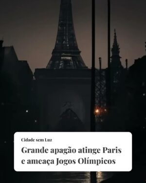 Arthur Morisson Instagram - Talvez você não ficou sabendo, mas o que aconteceu sábado foi extraordinário.

Menos de 24 horas após a controversa abertura dos Jogos Olímpicos, uma forte tempestade atingiu a cidade francesa, deixando bairros inteiros na total escuridão.

A interrupção na energia causou uma série de transtornos. Várias competições tiveram que ser remarcadas, gerando um efeito dominó no cronograma dos Jogos.

O berço das ideias Iluministas, a Cidade Luz por algumas horas se transformou em trevas.

A Torre Eiffel, símbolo da cidade e aclamada na abertura dos jogos, permaneceu apagada.

Naquela noite, a luz brilhou em um ponto de Paris: A Basílica do Sacré Coeur, construída em honra ao Sagrado Coração de Jesus.

Olha, você pode não ter fé, não acreditar em Cristo, não ser religioso, mas após Paris enfrentar um tremendo apagão, a Basílica do Sagrado Coração ser o único local que permaneceu iluminado e imponente sobre as trevas que inundaram a capital francesa é, no mínimo, algo a se refletir.

Para mim, um dos maiores registros que pude contemplar em vida.

É como se após o sacrilégio feito na cerimônia de abertura, enaltecendo revoluções, mortes e zombando de Deus, Ele seguisse nos dizendo: “Eu sou a luz do mundo. Quem me segue, nunca andará em trevas, mas terá a luz da vida”.

Sabemos que, se os discípulos ficassem calados, até as pedras clamariam para anunciar o Evangelho.

Cristo nos alcança através de sinais. E eu creio que não tinha como ser mais claro que isto.

Em uma França que silencia sua fé, quem sabe Deus está fazendo a cidade de pedra clamar…