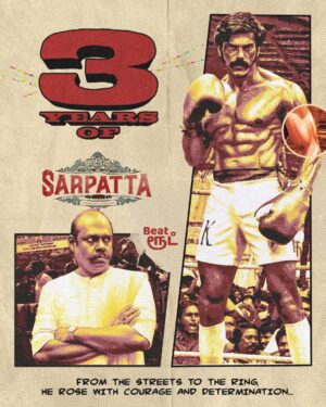Arya Instagram - YOU CAN'T BURY ALIVE
ANYTHING THAT WAS READY TO DIE ✊🏾

The rise of life around this ring roared aloud. Three Years to the Epic "Rosamaana Aangila Kutthu Sandai" 🥊 #SarpattaParambarai 💙 

A பா. ரஞ்சித் knockout!

#3YearsofSarpatta @neelam_productions @ranjithpa