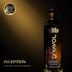 Aryan Khan Instagram - Thousands of entries from over 70 countries, and the gold goes to D’YAVOL INCEPTION. So proud to have received this prestigious award at the International Spirits Challenge for our first ever whisky!