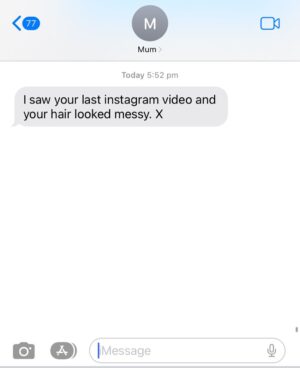 Ash Williams Instagram - Make sure you subscribe to my Mum’s SMS alerts.