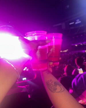 Ashley Jones Instagram - Essence fest 2023 was a blast . Thank you to my beautiful friend who decided it was a good idea to book a trip right in between finals 😂😂 also seeing @liltunechi is the current highlight of my life ❤️ and I won’t apologize for screaming in the last video 😂