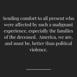 Ashley Judd Instagram - I apologize deeply that the slide may be so easily misinterpreted. My feeling & value I am expressing is, “just because I don’t support a candidate doesn’t mean I would ever, ever want them, or anyone harmed.” I am so sorry it came out clumsily & that some misread my intention. I ask for your grace. 

Thank you, all, who are exercising the goodness of your humanity in this fraught moment.  I have also seen comments here that appalled me. I will not host such inappropriate incivility. Comments are off.