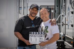 Ashley Walters Instagram - Stephen Graham, Ashley Walters and Erin Doherty will star in Netflix’s new one-shot crime drama Adolescence (working title).

The series tells the story in real-time of how a family’s world is turned upside down when a 13-year-old boy is arrested and charged with the murder of a teenage girl.