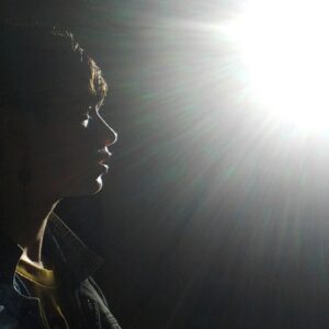 Asia Kate Dillon Instagram - Messing around in the light. #Gospel48 #rehearsal #Lucifer #Lightbringer