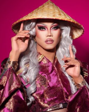 Aura Mayari Instagram - My rip her to shreds look is inspired by Filipino tribes and symbolizes my life I had in the Philippines. Filipinos are the most happy people in the world, despite not having much.

The shreds on this look symbolizes my family’s struggles with poverty and the bright color is our happiness and content with our life. We were happy even with nothing.

👗 @hausofcurio 
💇‍♀️ @gorak_eldar 
📸 @ericrichardmagnussen