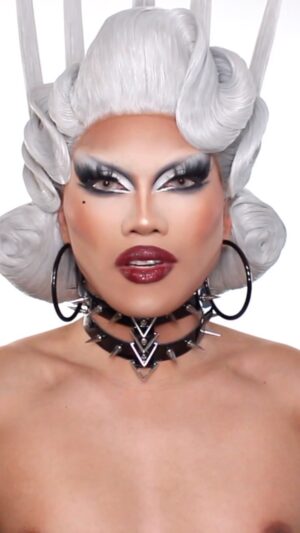 Aura Mayari Instagram - I’m a brand new bishhhh - no eyebrows makeup transformation #makeuptransformation #beauty #dragmakeup