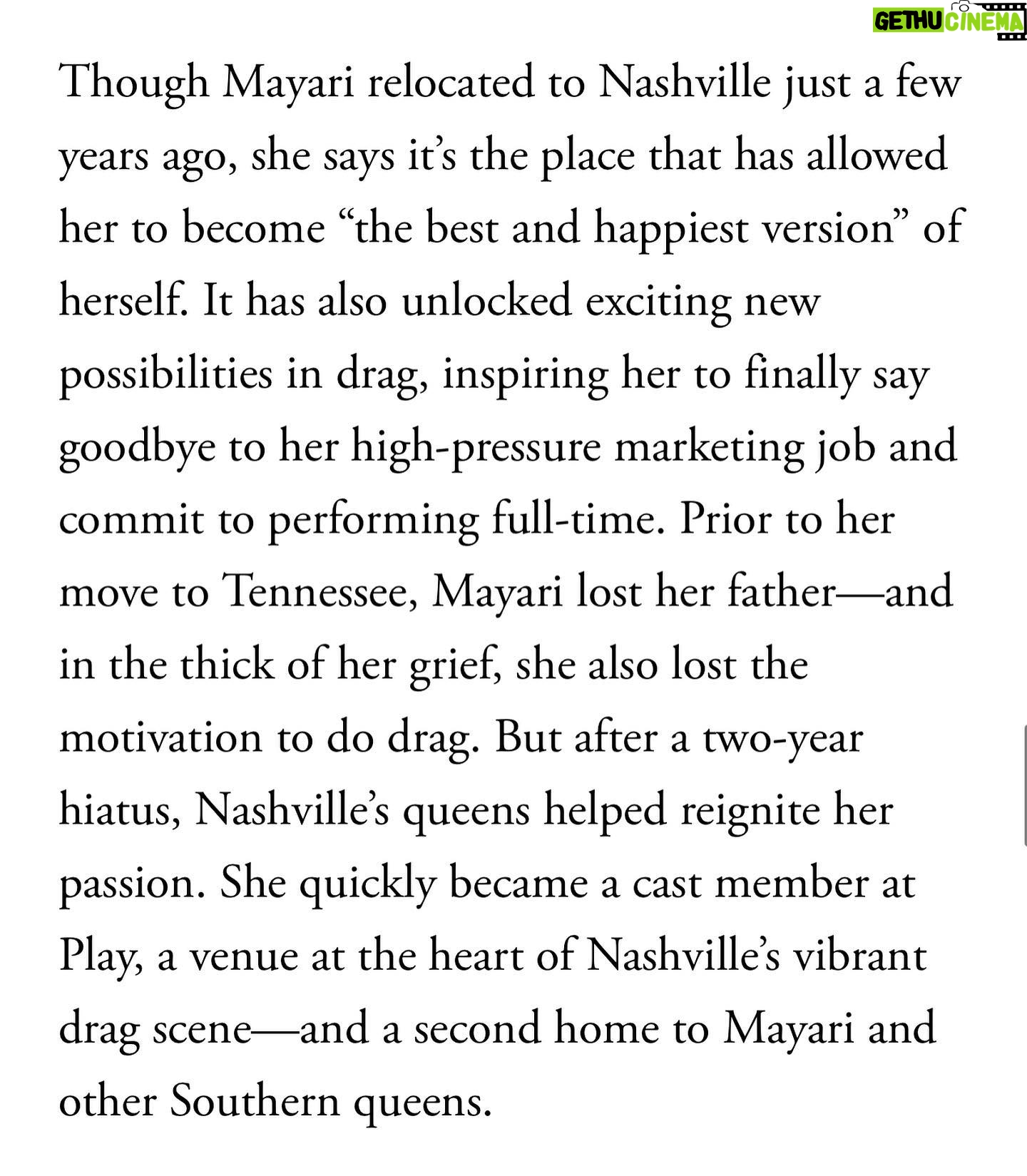 Aura Mayari - 10.9K Likes - Did an interview with @vogue @elitewaste about the drag ban here in Tennessee. It’s disheartening to see our community being pulled back from the progress we have made the past years. Full article linked in my story.
Originally from Chicago, I moved to Nashville and lived here for two years now. This city changed my life and has allowed me to do what I was supposed to do from the beginning, to be an artist. And this is the happiest I’ve been for the longest time. People always asked why I would move to a conservative state, and it seems like I have an answer for that now.