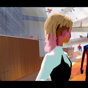 Aurélien Predal Instagram - #acrossthespiderverse colorkeys
Walking through the Nueva York Taskforce HQ - introducing Peter Parkedcar, the sentient Spider Car (well done @ninjayuhki for bringing it in the film) and the over dramatic Ben Reilly: “Sorry, I can’t talk right now. I’m thinking about my past”

#acrossthespiderverse #spidermanacrossthespiderverse #spiderversemovie #spiderverse #benreilly #peterparkedcar #hobiebrown #gwenstacy #milesmorales #visdev #visdevart #sonypicturesanimation