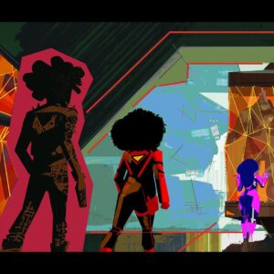 Aurélien Predal Instagram - Go-home room colorkeys for #acrossthespiderverse 

I tried various color light variants for this area, which was initially designed in blue tones (by @jaythakur ), taking as inspiration the 60’s Space 1099 comic book and retro SF illustration look. Was fun! It eventually went full circle, back to blue - which often happen as part of the creative process! 

#spiderverse #spiderversemovie #spiderverseacrossthespiderverse #milesmorales #hobiebrown #gwenstacy #margokess #spiderbyte #visdev #visdevart