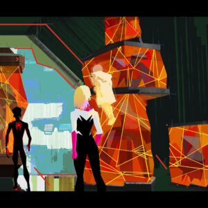 Aurélien Predal Instagram - Go-home room colorkeys for #acrossthespiderverse 

I tried various color light variants for this area, which was initially designed in blue tones (by @jaythakur ), taking as inspiration the 60’s Space 1099 comic book and retro SF illustration look. Was fun! It eventually went full circle, back to blue - which often happen as part of the creative process! 

#spiderverse #spiderversemovie #spiderverseacrossthespiderverse #milesmorales #hobiebrown #gwenstacy #margokess #spiderbyte #visdev #visdevart