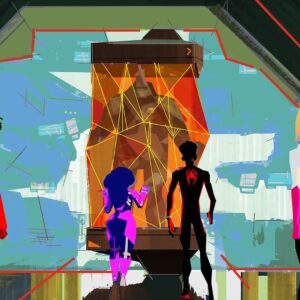 Aurélien Predal Instagram - Go-home room colorkeys for #acrossthespiderverse 

I tried various color light variants for this area, which was initially designed in blue tones (by @jaythakur ), taking as inspiration the 60’s Space 1099 comic book and retro SF illustration look. Was fun! It eventually went full circle, back to blue - which often happen as part of the creative process! 

#spiderverse #spiderversemovie #spiderverseacrossthespiderverse #milesmorales #hobiebrown #gwenstacy #margokess #spiderbyte #visdev #visdevart
