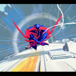Aurélien Predal Instagram - Miguel VS Miles - Vertical Train sequence lighting keys for #spidermanacrossthespiderverse .

When I started working on this sequence @wendelldalit already painted some amazing keys for the shots which appeared in the first trailer. Those were a great guide to paint the remaining keys of the sequences.

It was a lot of fun to play with the markers aesthetic and construction lines for the background of the 2099 world. In this sequence I’ve also been given the task to explore the FX of Miguel’s energy suit for this fight against Miles.

#spiderversemovie #acrossthespiderverse #miguelohara #milesmorales #visualdevelopment #animationart #actionsequence