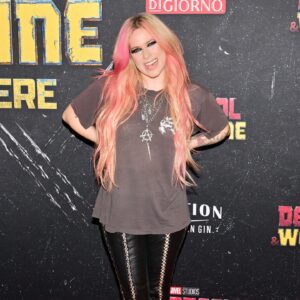 Avril Lavigne Instagram - Saw the new Deadpool & Wolverine movie at the premiere in NYC and it was everything you could hope for it to be! It was so so good and it was so awesome to hear my song ‘I’m With You’ in it! It comes out Friday, so make sure you go out and see it! ❤️💛