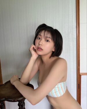 Ayu Okuma Instagram - 本日8月1日（火）の「FLASH」に登場してます🧸
浴衣も着させてもらえて夏を感じられました🍉
とっても楽しい撮影だったのでぜひゲットしてください♡
