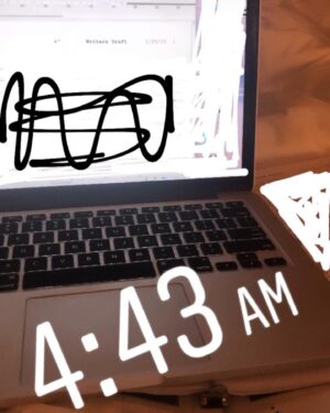 Azie Tesfai Instagram - Getting to co-write this episode tonight was a DREAM. I got a month to go join the writers room (love our writers and that daily 10-5!). But many of the rewrites were on set. Here is a collection of the random places between scenes doing passes on a draft and notes calls in trailers and set closets😂🤣🤣🤓🤓