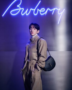 Baekhyun Instagram - #burberry #광고 @burberry