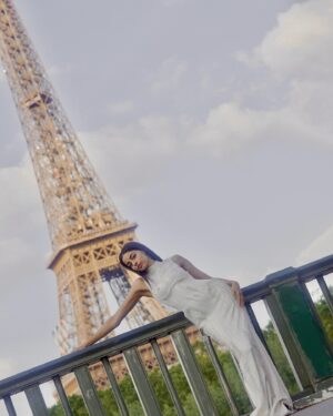Banita Sandhu Instagram - Parisian dreams in @gauravguptaofficial’s Fall ‘24 couture collection ☁️🕊️🤍