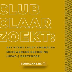 Barry Atsma Instagram - In het centrum van ons eigen ‘stadsjiee’ Utreg openen we binnenkort Club Claar 😎🎉. Om de hoek bij de Vredenburg en naast Hoog Catharijne wordt het dé plek voor gezellig uit eten (urban kitchen) en een lekkere cocktail. 
Lijkt het jou leuk om samen met ons van @clubclaar een sfeervolle hotspot te maken? Dit is je kans! Wij zoeken nog crewmembers💪🏻!
Check de vacatures op www.clubclaar.nl of loop as donderdag 19 oktober (tussen 19.00 en 21.00) even naar binnen om kennis te maken! #clubclaar #urbankitchen #cocktails
