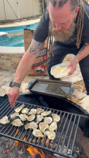 Barry Kerch Instagram - Looking for 4th of July recipe inspo? 🧑🏼‍🍳 Scroll no further ✋ King Kerch is in the kitchen!

We have a website dedicated to our hot sauce and it also features exclusive recipes developed by @bkerchofficial and friends. 🌶️

Rock 🔥 that grill y’all 🤘 tag us in your Symptom Sauce inspired dishes, and we will feature some of our favorites! 

Be sure to check our IG stories throughout the day for more culinary endeavors ♨️

🔗 shinedown.com/tasteofmadness

#SDSymptomSauce #Shinedown #GrillnChill #4thofJuly #Foodiegram #HotSauce #Grilling #Recipes #KerchsKitchen