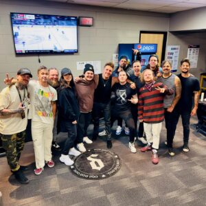 Barry Kerch Instagram - These are people I love.  Every single one of the people in this picture work their asses off and sacrifice everything.  Thank you all for a wonderful tour.  Till next time…. 

#shinedown #paparoach #spiritbox #campaignagainstnegativity