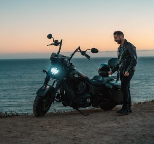 Bayardo De Murguia Instagram - Where the wild things are…
at home and at peace. 

I’m smiling because I’ve finally realized that Limoncello is the best flavor of La Croix. 

#imrambassador 
#indianmotorcycle 

📸: @sarahskyann