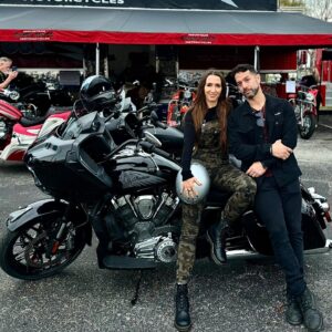 Bayardo De Murguia Instagram - Daytona Bike Week. We came, we saw, we conquered, and had a few Twisted Ice Teas in between. Thank you @indianmotorcycle for letting me be a part of the fam, and helping me share my love of motorcycles with all those I love. 

4 years as an ambassador and loving it.
Ride whatever, preferably an @indianmotorcycle 🕺🏻😎🏍️

#imrambassador 
#indianmotorcycle