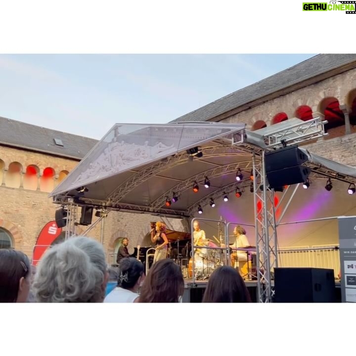Bellamy Young - 3.8K Likes - Thank you, @cyrilleaimee , for letting me tag along for 24 wonderful hours in Trier, Germany for your 🔥🔥🔥 gig at Jazz im Brunnenhof 2024! 🎶👑🎉 And thank you, Alex, for making it an extra magical time. 🥰 Hope everyone's headed into a great weekend! I'm sending you so much love! 💗❤️💗❤️💗