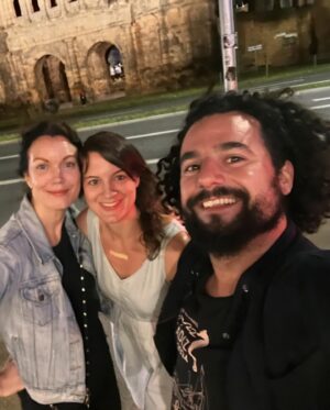 Bellamy Young Instagram - Thank you, @cyrilleaimee , for letting me tag along for 24 wonderful hours in Trier, Germany for your 🔥🔥🔥 gig at Jazz im Brunnenhof 2024! 🎶👑🎉 And thank you, Alex, for making it an extra magical time. 🥰 Hope everyone's headed into a great weekend! I'm sending you so much love! 💗❤️💗❤️💗