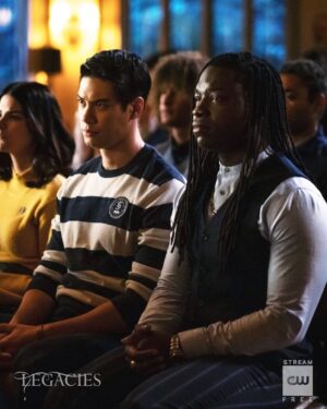 Ben Levin Instagram - stay vigilant out there friends 🐺

Repost from @cwlegacies
•
Not your normal school assembly. New episode tonight at 9/8c! Stream tomorrow free only on The CW! #Legacies