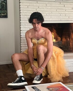 Benito Skinner Instagram - The range 🥵🥵 happy birthday to the goddamn love of my life!!! The most magical, genius, handsome king ❤️ comment below if u think he’ll ever leave me 🤔🤔