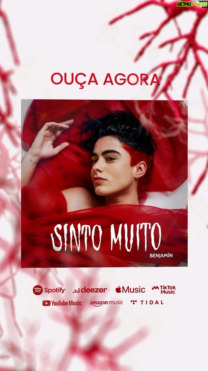 Benjamin Damini - 3 Likes - jÔ estÔ no mundo meu segundo single #sintomuito e eu to muito feliz de finalmente poder compartilhar essa canção com vcs. gravei ela hÔ algum tempo mas pensar que vcs vão ouvir só agora deixa o momento muito mais especial.
e amanhã ao meio dia sai um clipe lindo de morrer que fizemos com muito carinho e cuidado pra vcs.
atĆ© lĆ” entra no seu app de mĆŗsica e sente muito comigo š„ŗš«