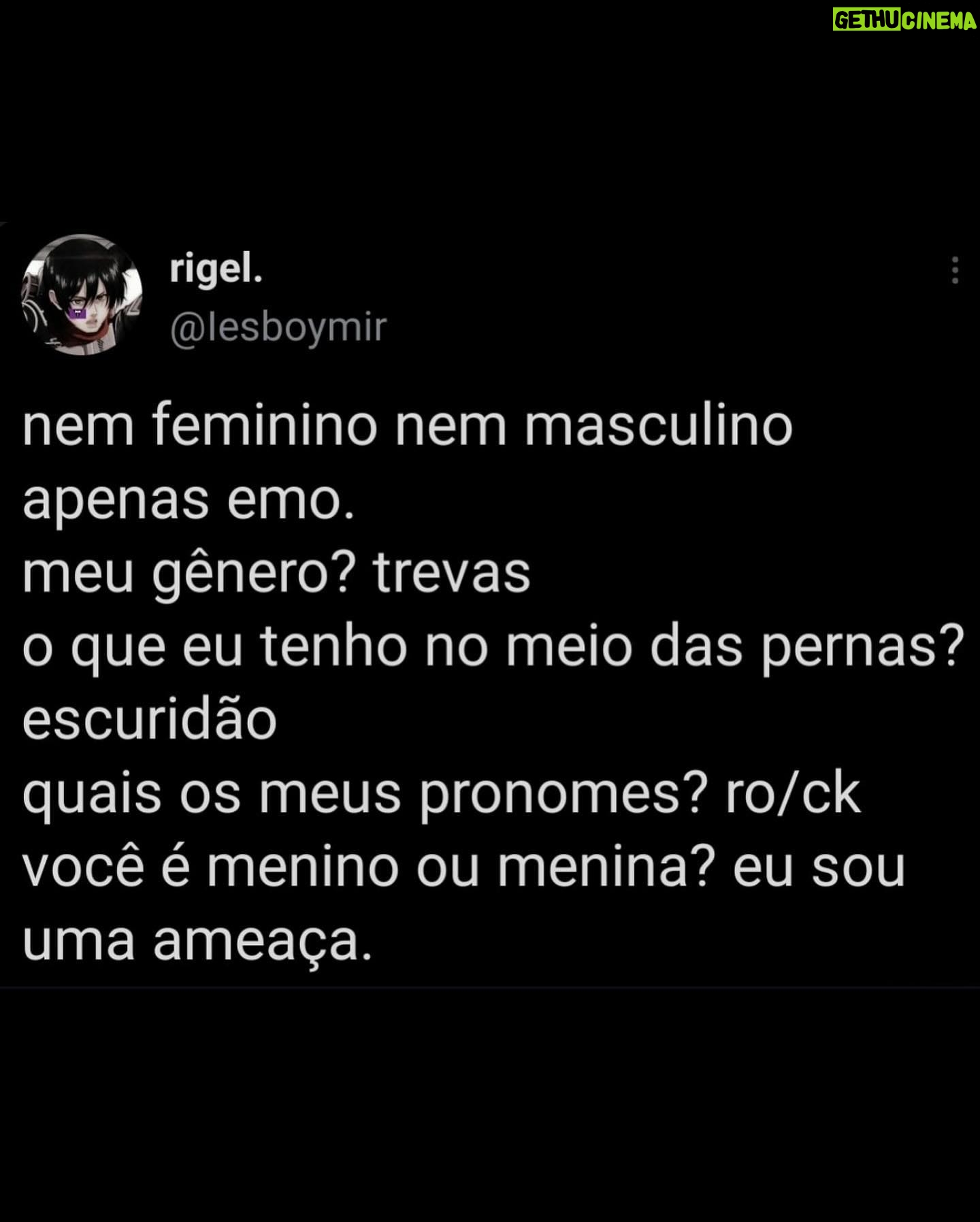 Benjamin Damini - 3 Likes - mês do orgulho de ser reciclável e agora às quartas usamos xadrez junino
2. já pensou pra parar que faltam 6 meses pro ano acabar?
3. medeixa
4. birds_of_a_feather.mp3
5. sétima marcha do @orgulhotrans de sp
6. pets_pais_de_patos.mp4
7/8. adoráveisamizades
9/10. nem feminino nem masculino apenas ameaça