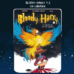 Benjamin Daniel Instagram - Le nouvel album de Bloody Harry est en librairie ! Dispo fnac, amazon, mais n'hésitez pas à préférer votre libraire de quartier et dites-lui d'en exposer 22 ! ⚡⚡⚡

Merci pour vos retours, story et partages ! 

Scénario : @benzaie
Dessin : @sess_b 
À l'origine : @alexandre.arlene 
Couleurs : @chloepeche_ 
Éditions : @editionsjungle 

#harrypotter #comicstrip #potterhead #comicsofinstagram