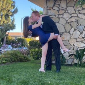Benjamin Royer Instagram - We couldn’t have prom cause of quarantine, so we brought prom home