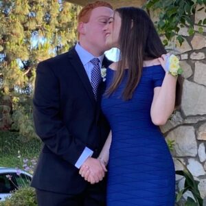 Benjamin Royer Instagram - We couldn’t have prom cause of quarantine, so we brought prom home