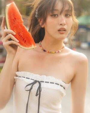 Benyapa Jeenprasom Instagram - it’s blazing hot!☀️🍉🥵