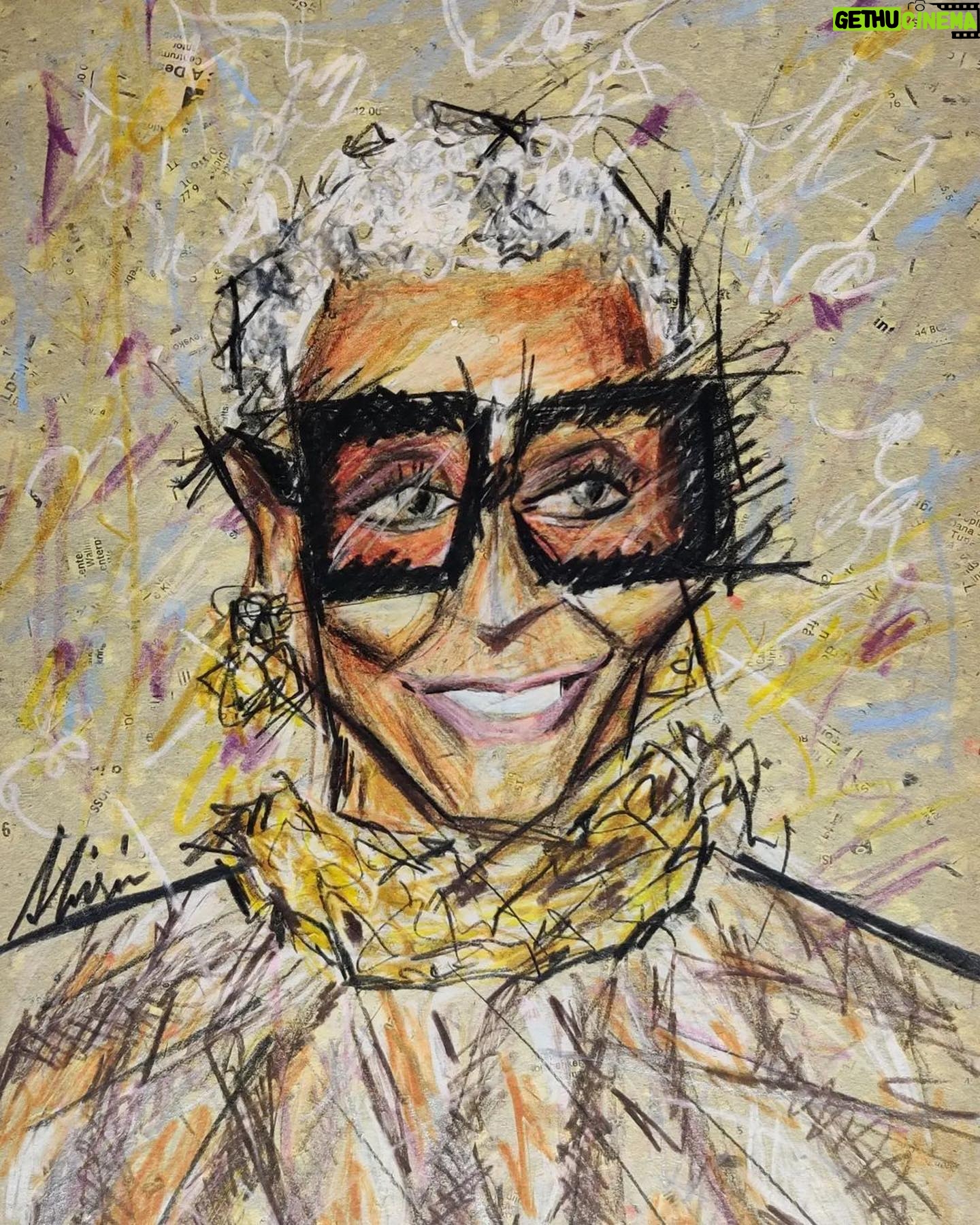 Bethann Hardison - 4.9K Likes - October 11th is International Day of the Girl…a favorite day for me to always remember the girl in me.
This girl is so busy at this time of life that I missed my day by 20 mins.
But be sure I am still celebrating my day of birth, the 29th/30th of September, depends on who you ask or read. I will complete my celebration
on Oct 16th. Going to see Styles in concert and got my Covid booster today on the “Girl Day” to help
protect the fortress as I mask up for the occasion.
The girl in me lives continuously as years go by. I have this year to delivery
two long over due projects. And watch others that I help guide, spread their wings and fly. It’s inspiring.
As I move along and continue to conquer the life given I share this lovely birthday fan art by
@shiringodhrawala
Color pencils on Limited Edition A4 Handmade Paper Thank you.
#Gucci Lookbook campaign SS2020