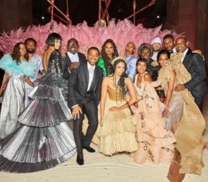 Bethann Hardison Instagram - Met Ball 2019...
My call time last year 6:15p .
Dressed by and at the table of @dapperdanharlem. It was the first time a table was hosted by a black designer in behalf of @Gucci who was also a co-chair of the opening of the Camp exhibit
Our table was so eclectic, from @karliekloss to @frenchmontana to @ashleygraham to @omarihardwickofficial to @morereginahall  @bevysmith  @jelaniday and of course Dap himself. A very special night and as French and I were sashaying out at the end of the night, we got grab before stepping out of the museum  for another photograph which was later titled “Black Camp” and gifted by @aurorajames. 
Can you recognized who was captured in this shot ?
Must say,  I like who is being invited to the ball these last 6-8 yrs, popular culture racially is leaving its mark. Nice for me to see since I started attending with Ms Vreeland who originally headed the Costume Institute. 
For years it didn’t reflect what was first initiated and different under Ms. Wintour but I must say it brings me joy to see who is representing the audience in attendance now.
If you are making a mark in art, music, tv/film, fashion, etc. and of color, you are invited, but of course under the choice of the director of the evening.
It’s giving the Met Ball a whole flair of style and energy.
It was my second time under Ms Wintour and perhaps 3-4 times times under Ms.Vreeland.
If I never go again, I am happy who will be in attendance...”carry on children and represent”.
#metball #dapperdan #gucci