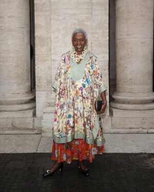 Bethann Hardison Instagram - The wonderful experience of GucciCruise show at an extraordinary location in Rome the @museiincomuneroma. 
Head to toe in Gucci, my mix, my style. 
Thank you @Gucci #guccicruise20 @alessandro_michele @beniaminomarini #changemakerinaction #globalchangemaker