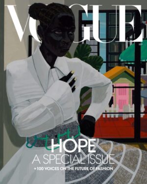 Bethann Hardison Instagram - BAM !!!!
This is a pure example of how to switch it up. Who saw this coming ???
Vogue...for the most important issue of the year for fashion magazines is September...the choice to use the image of art representing a black female on two different covers is the ultimate “switch up”. 
I LOVE IT !!!
Kerry James Marshall and Jordan Casteel @jordanmcasteel were both given complete freedom to decide who would be on their covers, a real or imaginary person, and how that person would be portrayed.

Well Jordan Casteel chose my dear
“daughter” Aurora James @aurorajames founder of Brother Vellies @brothervellies, who created her recent campaign in June @15percentpledge that supports Black-owned businesses.
This is so “next level” because Aurora means a lot to me and now to the greater community...a true renaissance woman.  Proud I am of Aurora beyond this cover, yet, yes I am, how elegant for an elegant spirit.
I was so happily surprise by the cover I had to ask her “is this real”. ?
How proud she must be to be recognized and honored in this way.
Her image and the painting of Kerry James Marshall (so loved is he) are so elevated.  I thank Anna Wintour @theannawintour and @voguemagazine for having this vision addressing our current consciousness.
I am happy for the movement having a positive effect in this way.  Recognition and cooperation to adjust immediate concerns is ultimate.