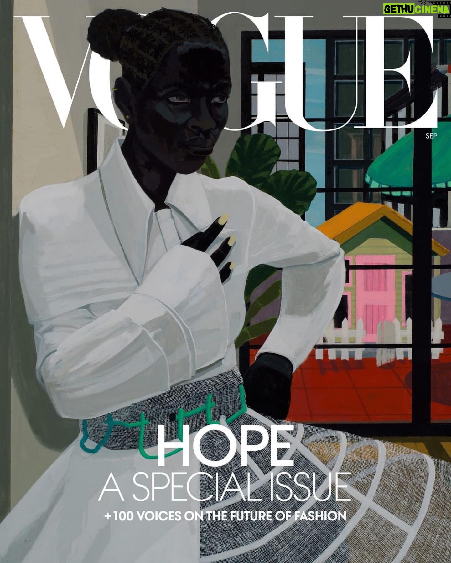 Bethann Hardison - 3.6K Likes - BAM !!!!
This is a pure example of how to switch it up. Who saw this coming ???
Vogue...for the most important issue of the year for fashion magazines is September...the choice to use the image of art representing a black female on two different covers is the ultimate “switch up”.
I LOVE IT !!!
Kerry James Marshall and Jordan Casteel @jordanmcasteel were both given complete freedom to decide who would be on their covers, a real or imaginary person, and how that person would be portrayed.
Well Jordan Casteel chose my dear
“daughter” Aurora James @aurorajames founder of Brother Vellies @brothervellies, who created her recent campaign in June @15percentpledge that supports Black-owned businesses.
This is so “next level” because Aurora means a lot to me and now to the greater community...a true renaissance woman. Proud I am of Aurora beyond this cover, yet, yes I am, how elegant for an elegant spirit.
I was so happily surprise by the cover I had to ask her “is this real”. ?
How proud she must be to be recognized and honored in this way.
Her image and the painting of Kerry James Marshall (so loved is he) are so elevated. I thank Anna Wintour @theannawintour and @voguemagazine for having this vision addressing our current consciousness.
I am happy for the movement having a positive effect in this way. Recognition and cooperation to adjust immediate concerns is ultimate.