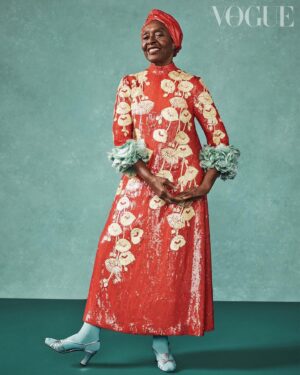 Bethann Hardison Instagram - Slowly catching up to the British Vogue feature editorial celebration.
Edward @edward_enninful told me “you are loved”. While I was basking in my glory, waiting to receive the BV images, I was working on my documentary (will share that later).
But this supportive audience was so appreciative of me being recognized in this way your love was outpouring. Close allies were re-posting so fast and the comments, were hundreds. 
I was trying to keep up. 
But here I am to say how proud 
I am of this feature commissioned by the EIC of BV.
It was a special shoot because
 I was asked to choose all of the production team except the editor/stylist Dena @denagia.
I chose the Photograper @sharifhamza, makeup @porschefabulous, hair @edrisjustedris, and the writer @joanmorgan. I knew all except the Photograper Sharif who was an assistant of Steven Klein for 5 years. 
Once I learned that, I wanted us to meet and I decided. Unique moment because it was all our first time working with British Vogue. We went in as “new bees” and had a spiritual and joyful day. 
One of the comments on a post ...said “it was about time recognizing Ms Bethann in this way. Finally”. 
I thought, I have been recognized often. But on second thought, not like this. It is important and social media responded, and rightfully so. No matter who you are, if you do good, beyond yourself and live long enough to tell a tale or two, things happen.
These images are three of six, and I especially like that tag line “Mother of Industry”...it’s undeniable.  It seems to be the way I have rolled.
Thank you British Vogue, Edward. Sarah, Dena, Sharif, Porsche, Edris, Joan. 
Just to say it’s was an exceptional experience from the COVID testing, the fitting, the shoot day, entire production, the head wraps and hat tilts all created and controlled by the genius styling of Dena G. 
All by GUCCI.
All and all a very special experience, never to be forgotten.
