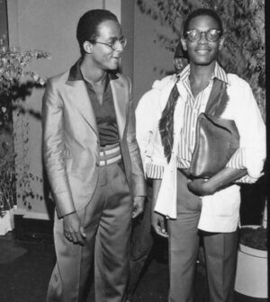 Bethann Hardison Instagram - These two...Stephen Burrows and Willi Smith were my everything as I was growing up in the garment business.
Two young, talented designers who were my bookends as I grew into my own and worked closely with each of them, separately. First I started with Willi (on the right) who eventually made Stephen aware of me.
There is a lot to say about each of them, but it will be in the book :-)
Surely you would be more aware of Stephen Burrows, due to learning of Versailles in ‘73, then perhaps Willi Smith of WilliWear who passed away in late 80’s. Now you can learn much more about Willi due to the soon to come Museum exhibit. If only you knew how important this is to me...that both will have had a museum exhibit which adds to their legacy, acknowledges their existence and contribution to the fashion industry. 
I could go on about them both but there is not enough space.  They both meant everything to me. They were not friends, but liked and respected each other greatly.
So come out, tell all, learn more about this beautiful soul, an artist gone too young, and view the Willi Smith/WilliWear exhibit. 
Willi Smith
Street Couture
Opens..
Friday, March 13, 2020
Cooper Hewitt,
Smithsonian Design Museum 
2 East 91st Street
New York City
photo by: Bill Cunningham @bcunninghamfilm @stephenburrowsworld 
#willismith #williwear #cooperhewittmuseum 
@acunninghamcameron 
p.s. Another designer of color 
Jay Jaxon (deceased) another contemporary of ours, an exhibit is up in Queens. @queens_historical_society 
Just know these exhibits in support are rare. I was instrumental in Stephen Burrows at Museum of City NY...and great aid to Willi Smith exhibit. Jay Jaxon I heard from the curator @rachelext that it has opened.
Proud of each. #excellence