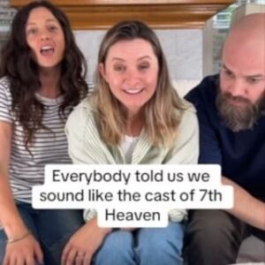 Beverley Mitchell Instagram - I mean all the cool kids are doing it! Thought we would jump on the wagon! @cuwthecamdens #7thHeaven #family #tvsiblings Are you following us? Have you checked out the podcast?